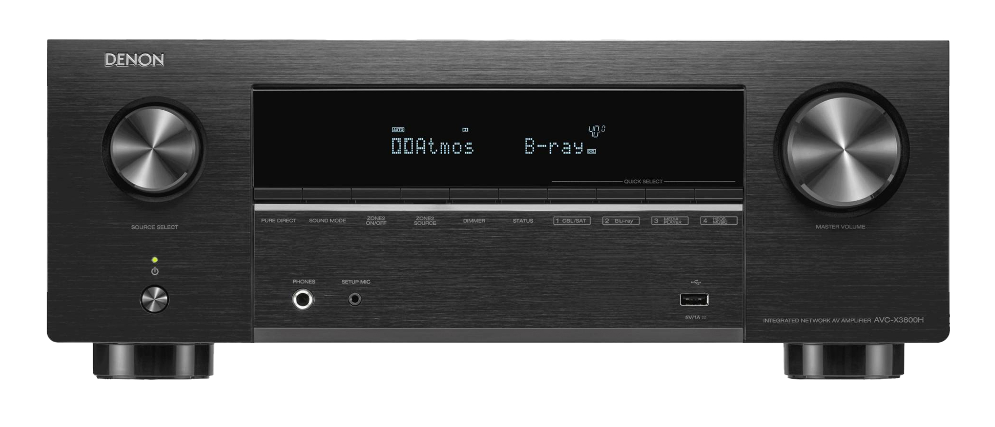 AVC-X3800H 8K video- en 3D-audiobeleving met een 9.4-kanaals receiver